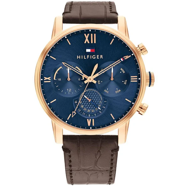 Tommy Hilfiger Brown Leather Dress Watch | 1791933
