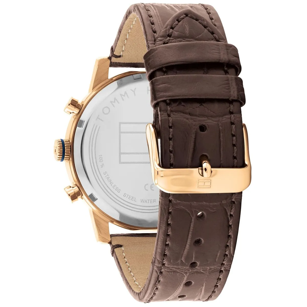 Tommy Hilfiger Brown Leather Dress Watch | 1791933 - Image 3