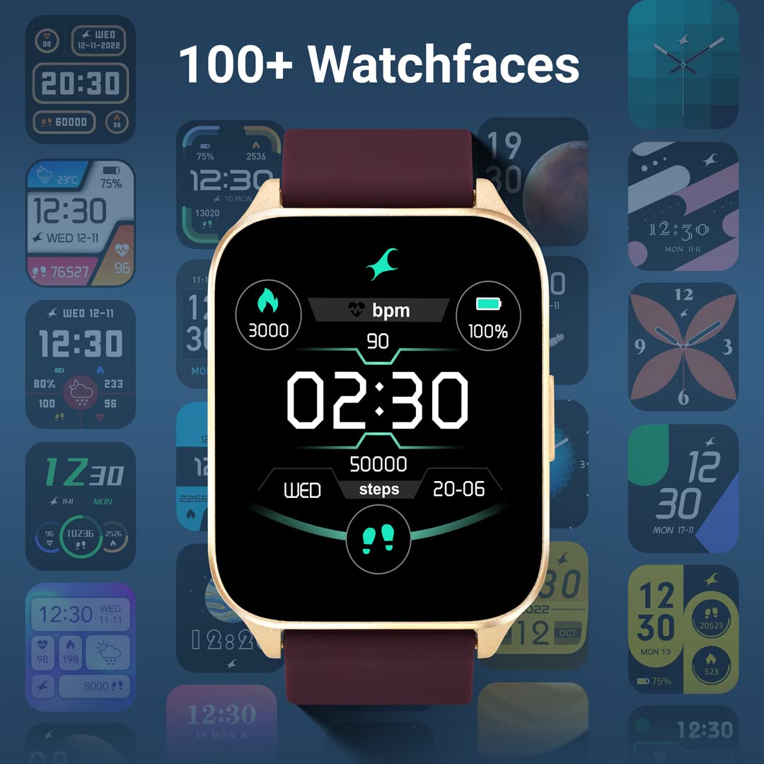 Fastrack Reflex Beat+ 1.69” UltraVU Display|500 Nits Brightness|60 Sports Modes|24*7 Heart Rate Monitor|SpO2 Monitor| - Image 2