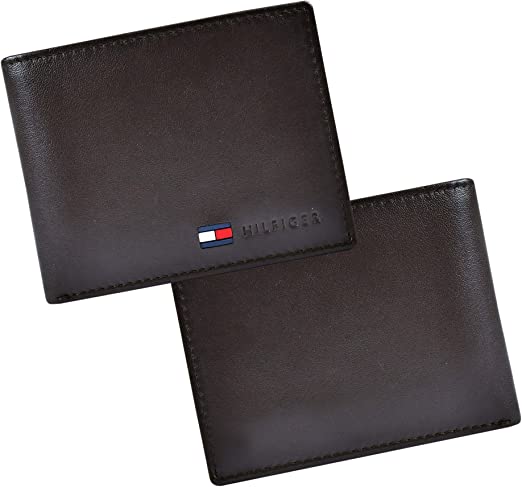 Tommy Hilfiger Men's Leather Wallet – Slim Bifold with 6 Credit Card Pockets - Image 4