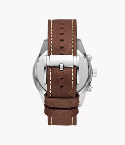Fossil Brox Multifunction Dark Brown Leather Watch | BQ2776 - Image 2