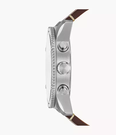 Fossil Brox Multifunction Dark Brown Leather Watch | BQ2776 - Image 4