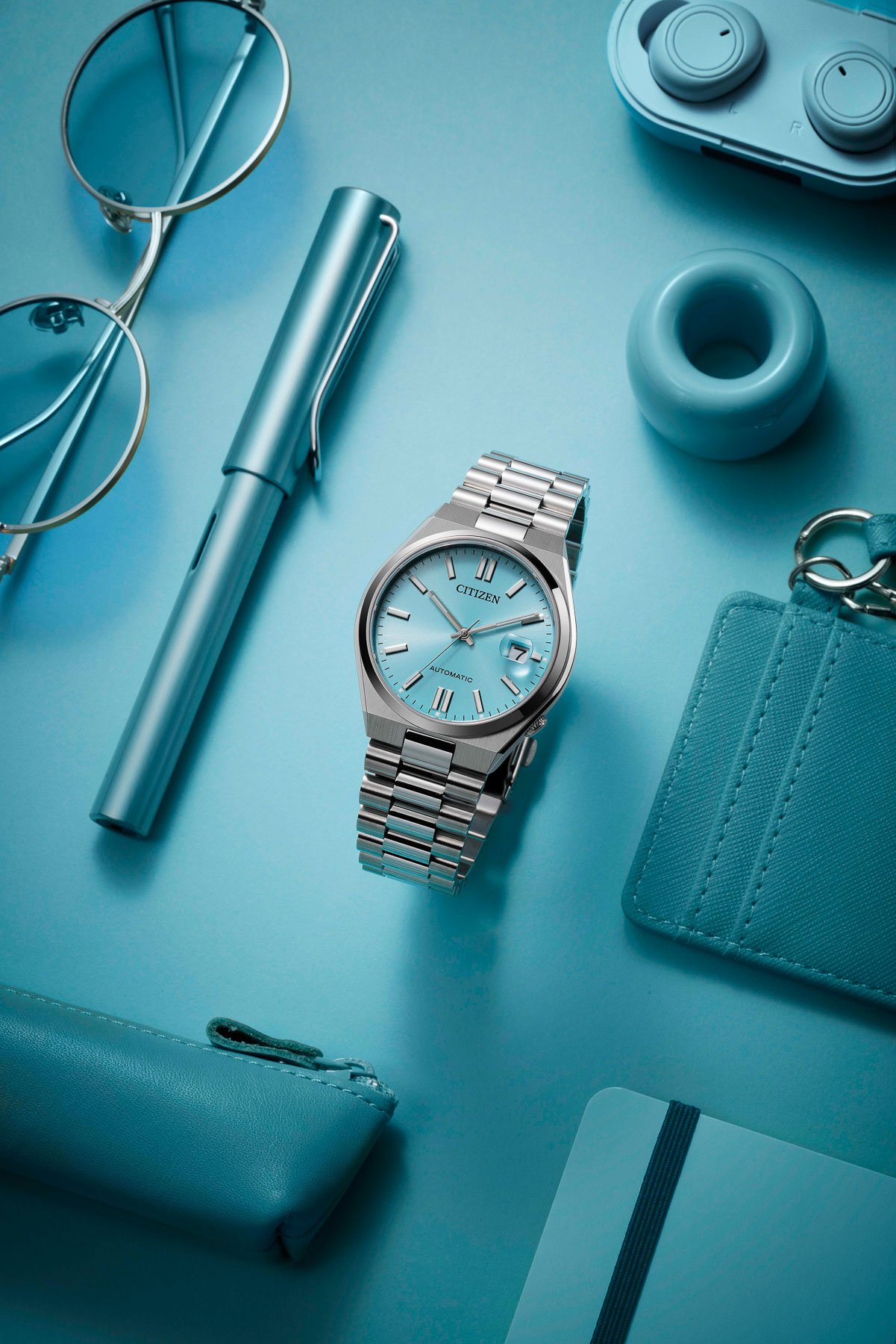 Citizen "TSUYOSA" Automatic Watch Tiffanny Dial | NJ0151-88M - Image 5