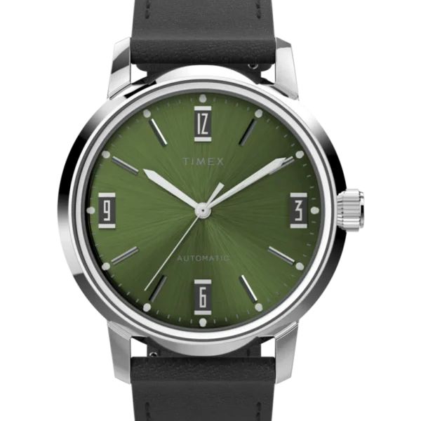 Timex Marlin® Automatic 40mm Leather Strap Watch | TW2V44600