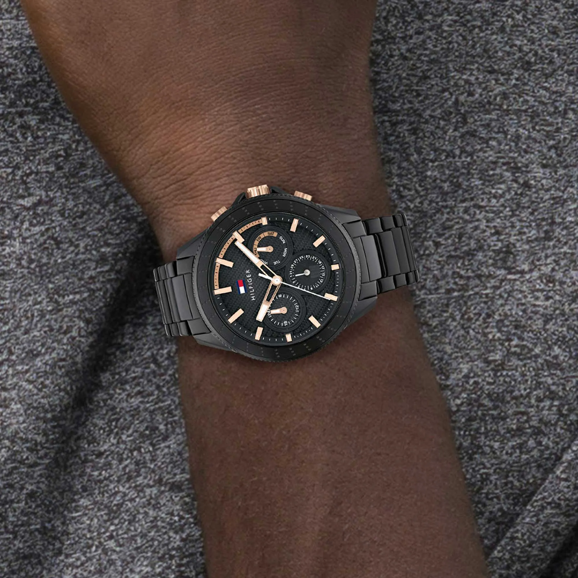Tommy Hilfiger Aiden Black Dial Men's Watch | TH1791858 - Image 4