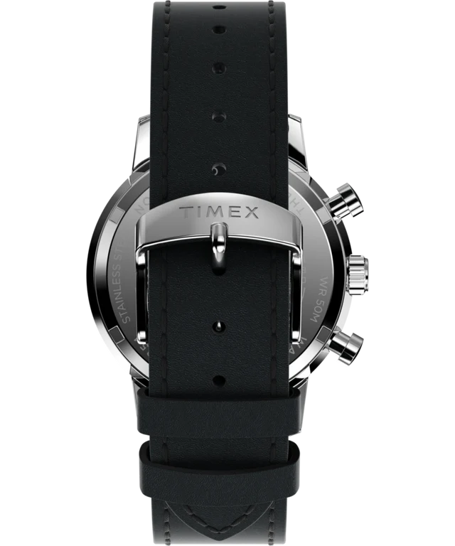 Timex Marlin® Chronograph Tachymeter Leather Strap Watch | TW2W10300 - Image 3