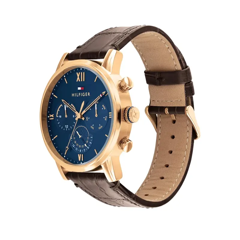 Tommy Hilfiger Brown Leather Dress Watch | 1791933 - Image 4