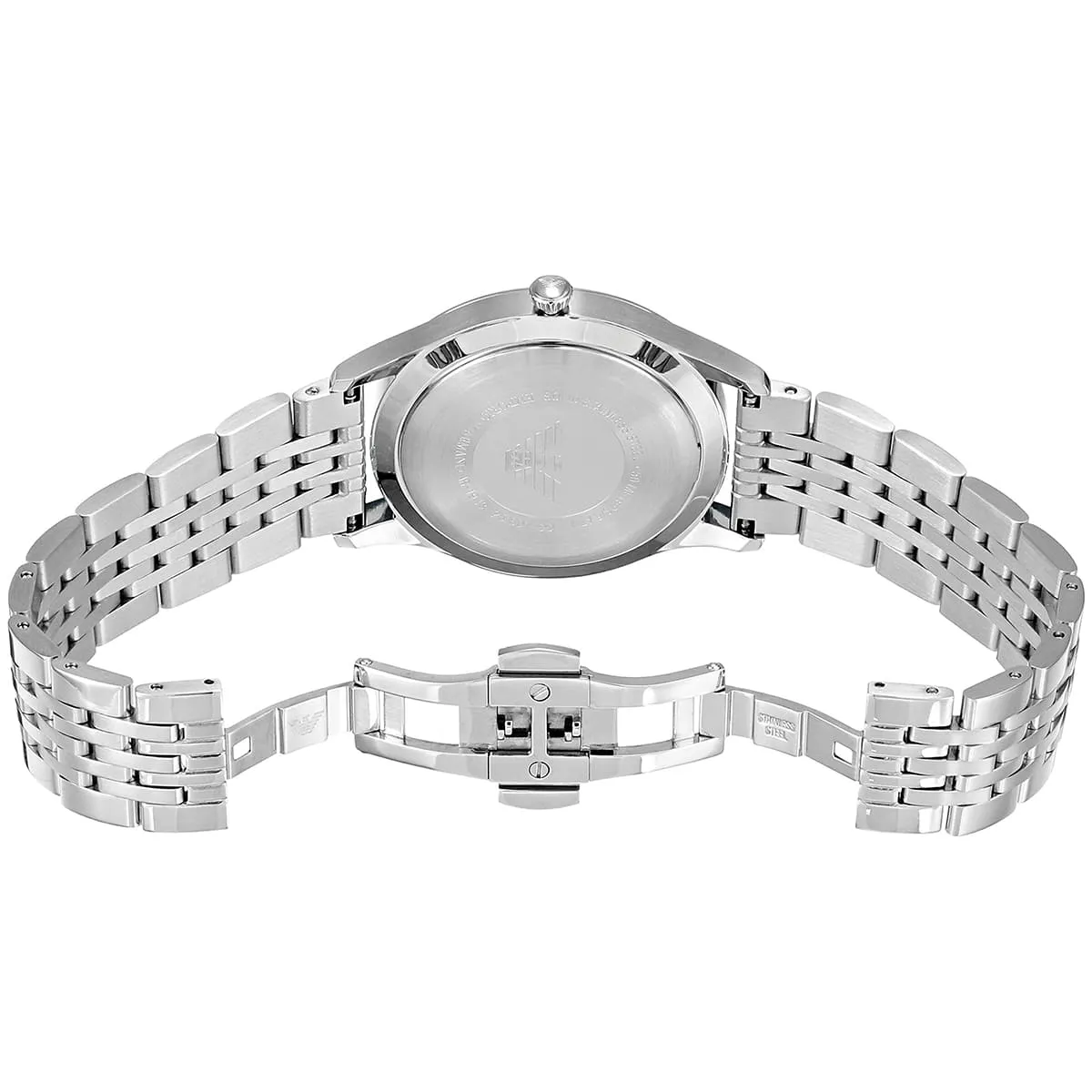 Emporio Armani Dress Silver Green Dial Watch | AR1943 - Image 2